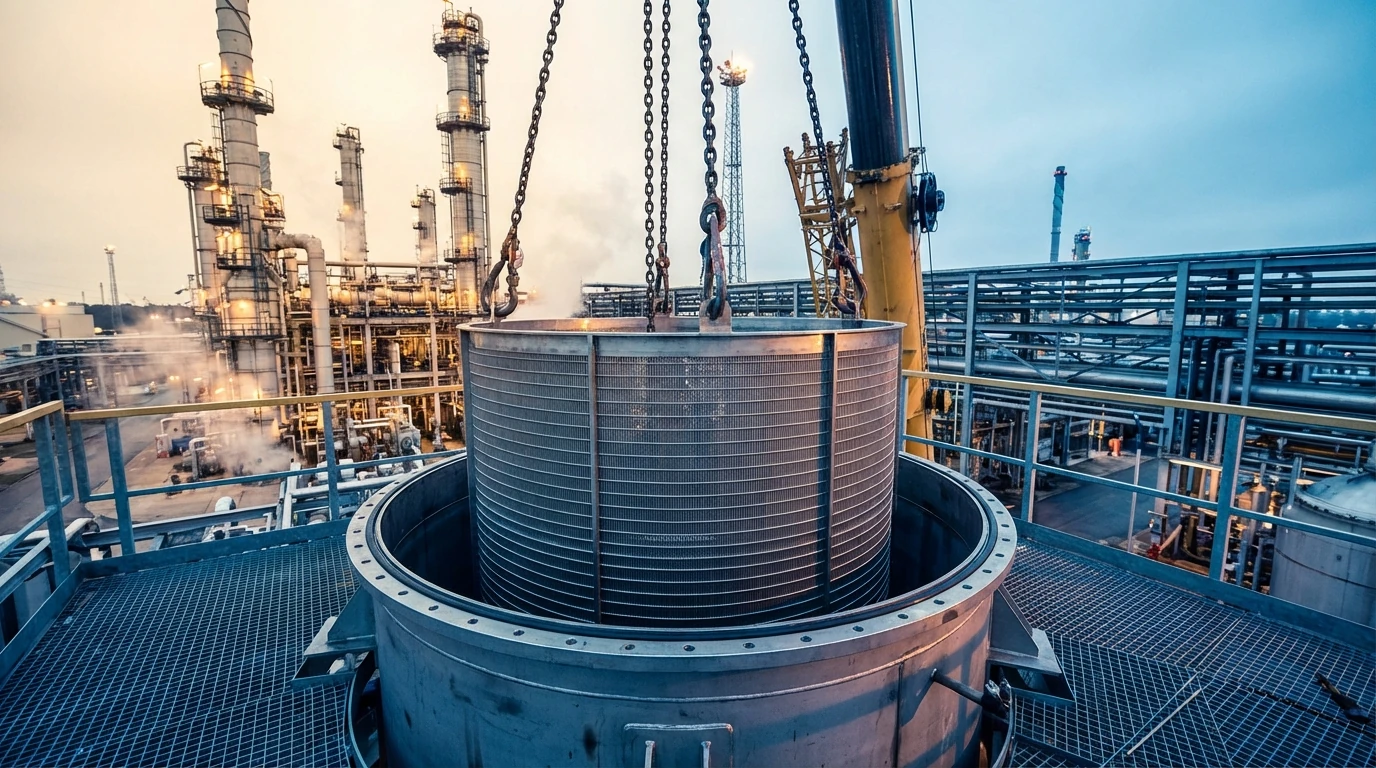 Oil and gas sand control using wedge wire screens
